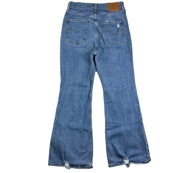 Levi’s Premium Denim 70s High Flare jeans size 28 - Picture 3 of 8